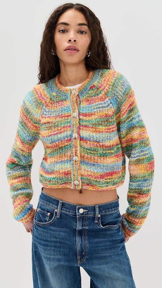 MOTHER The Raglan Crop Alpaca Cardigan | Shopbop Product Image