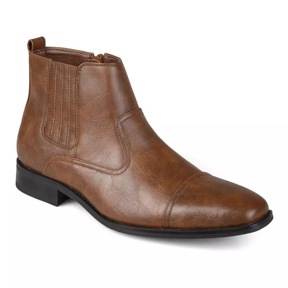 VANCE Alex Mens Cap-Toe Dress Boots Product Image