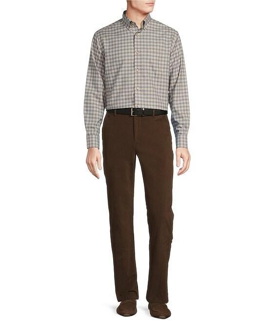 Daniel Cremieux Signature Label Mount Lussari Collection Non-Iron Medium Check Long Sleeve Woven Shirt Product Image