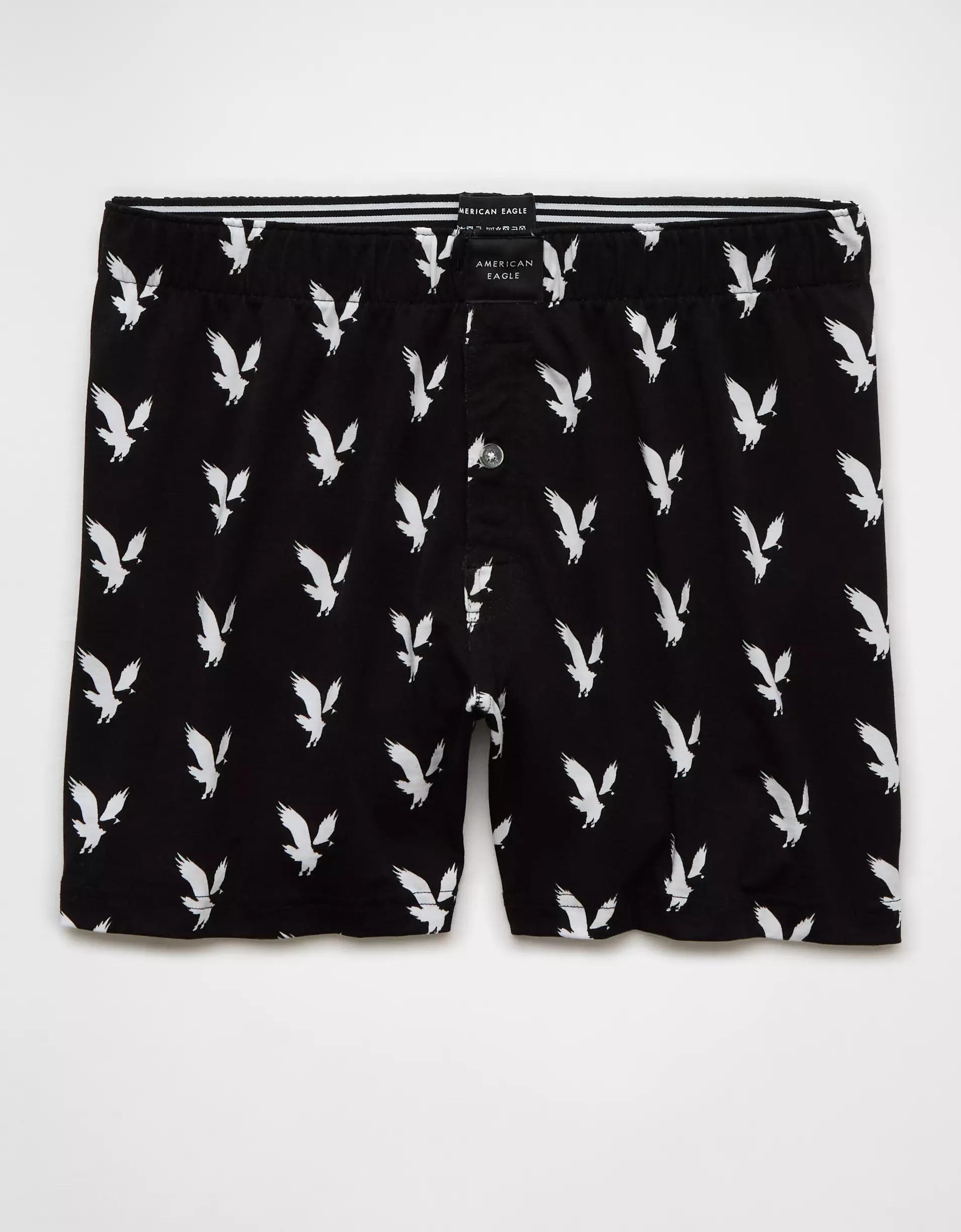 AEO Men's Eagles Slim Knit Ultra Soft Boxer Short Product Image