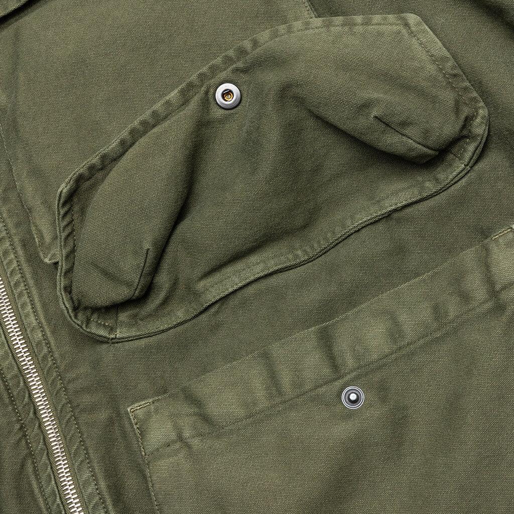 Overdyed Cargo 7333 M.W. Jacket - Khaki Male Product Image