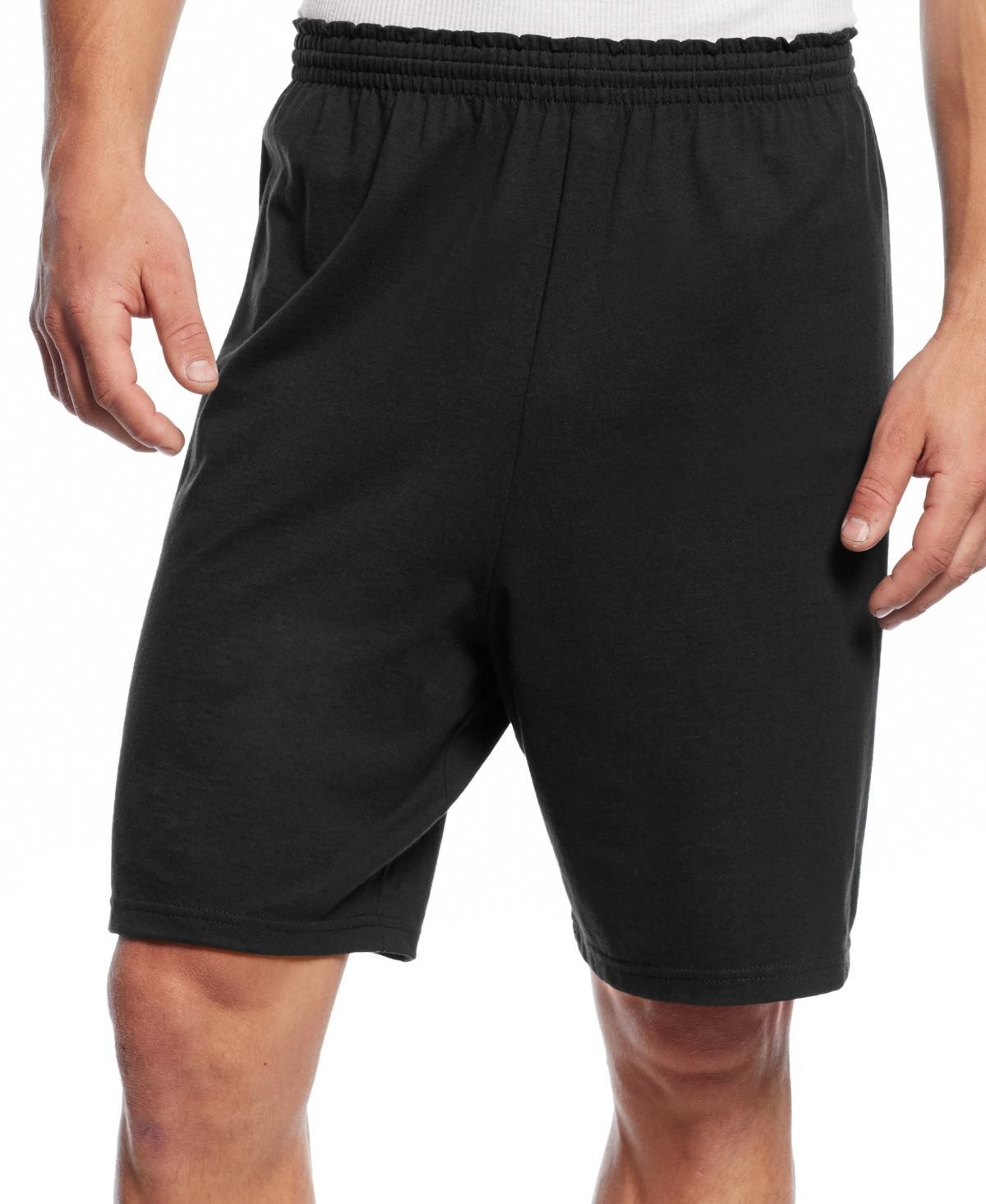 Mens Champion Jersey Shorts Granite Grey Product Image