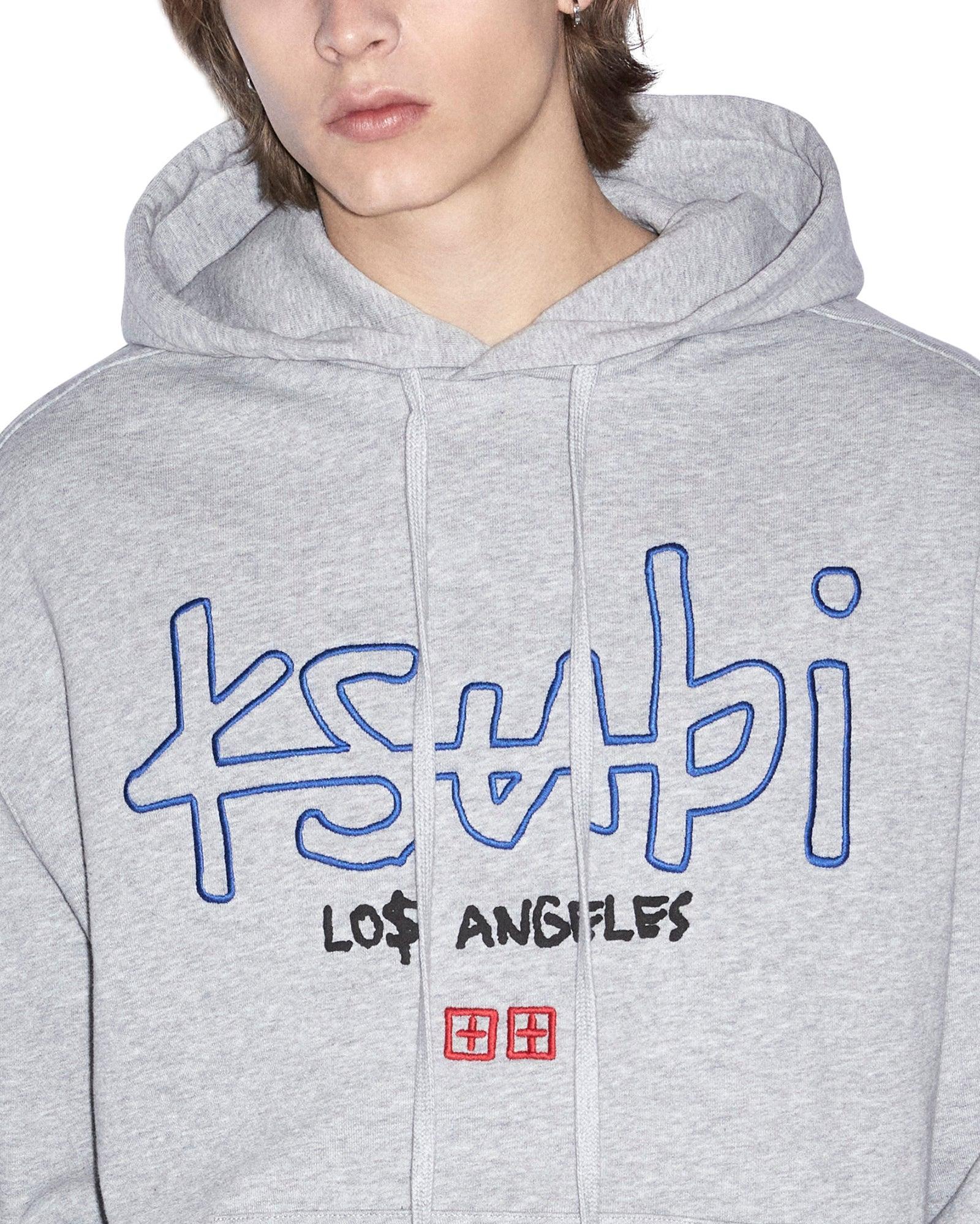LA 4X4 BIGGIE HOODIE GREY MARLE Male Product Image