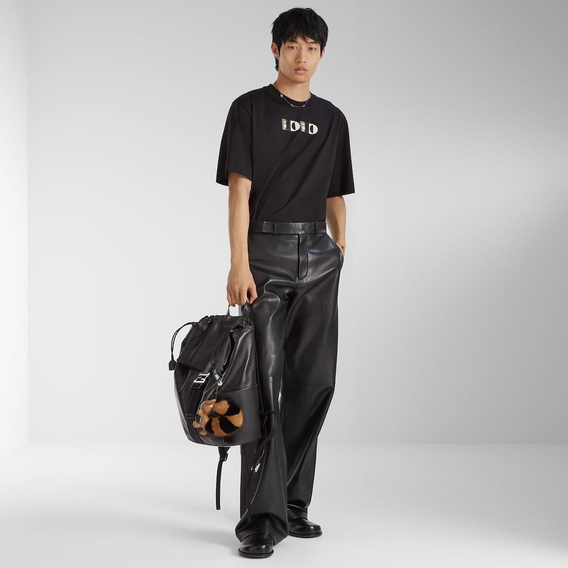 Fendi Flux Backpack Black leather bag Product Image