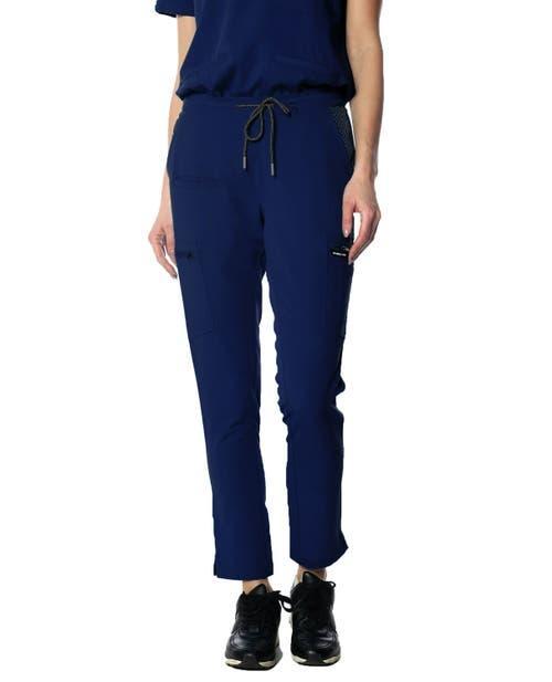 Members Only Reus Open Bottom Scrub Pants For Tall Women in Black at Nordstrom, Size Small Tall Product Image