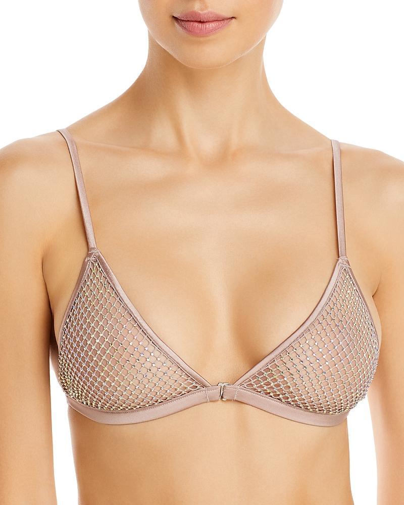 Rhinestone Fishnet Triangle Bra fleur du mal Product Image
