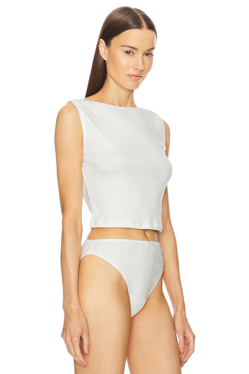 Pointelle Muscle Tank Helsa Product Image