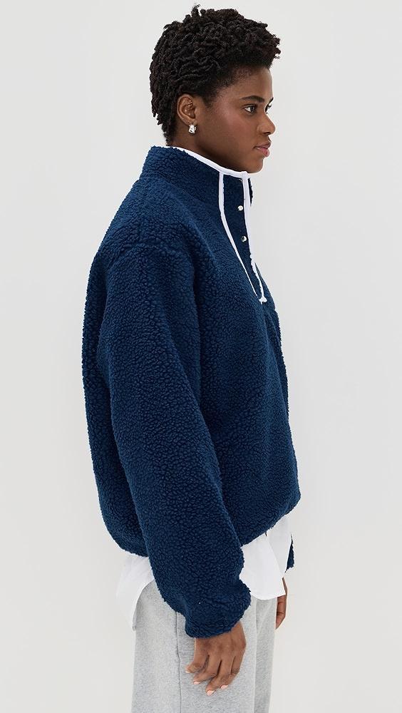 PARKE Chenille Varsity Fleece Sweatshirt | Shopbop Product Image