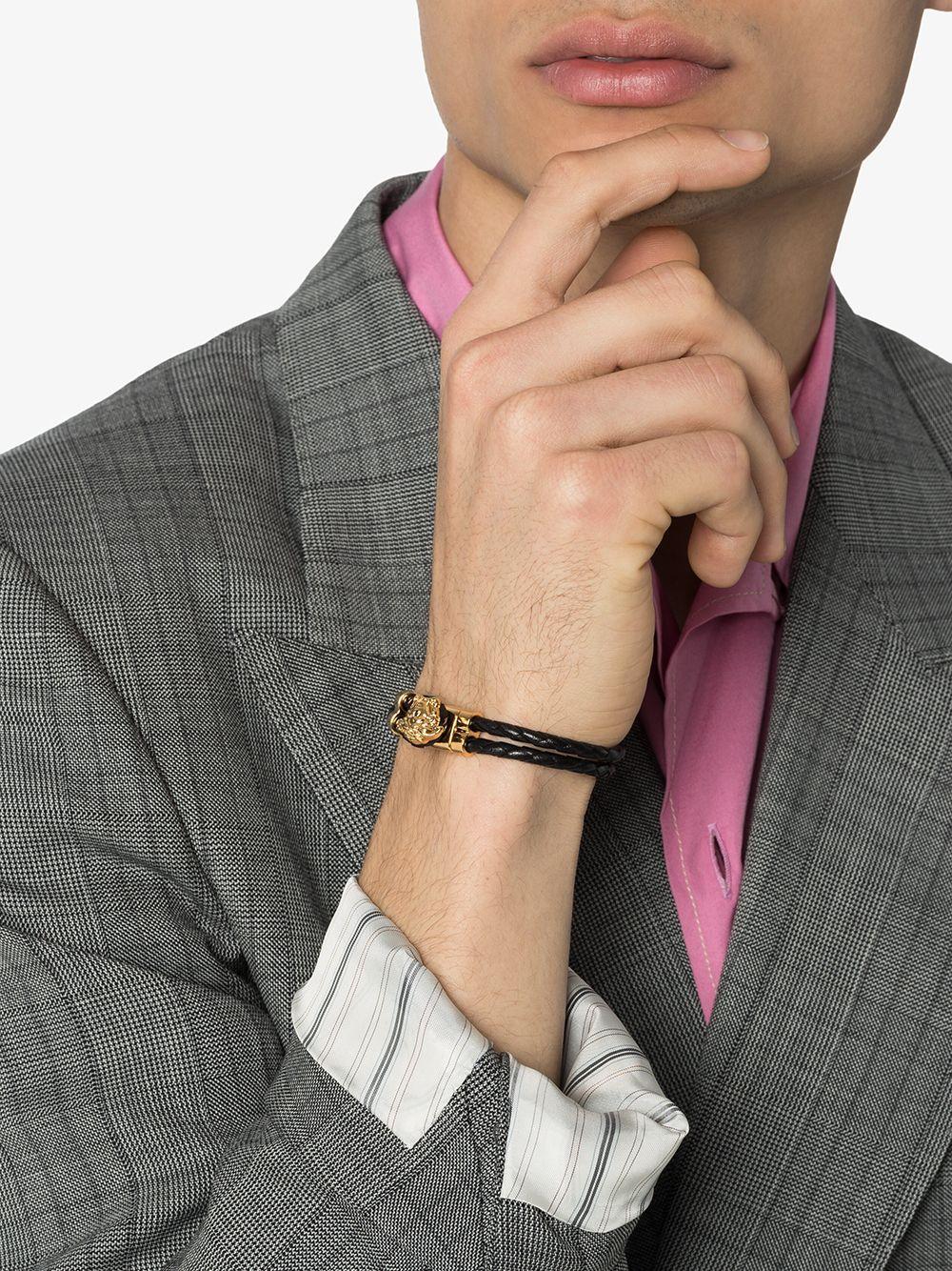La Medusa leather bracelet Product Image