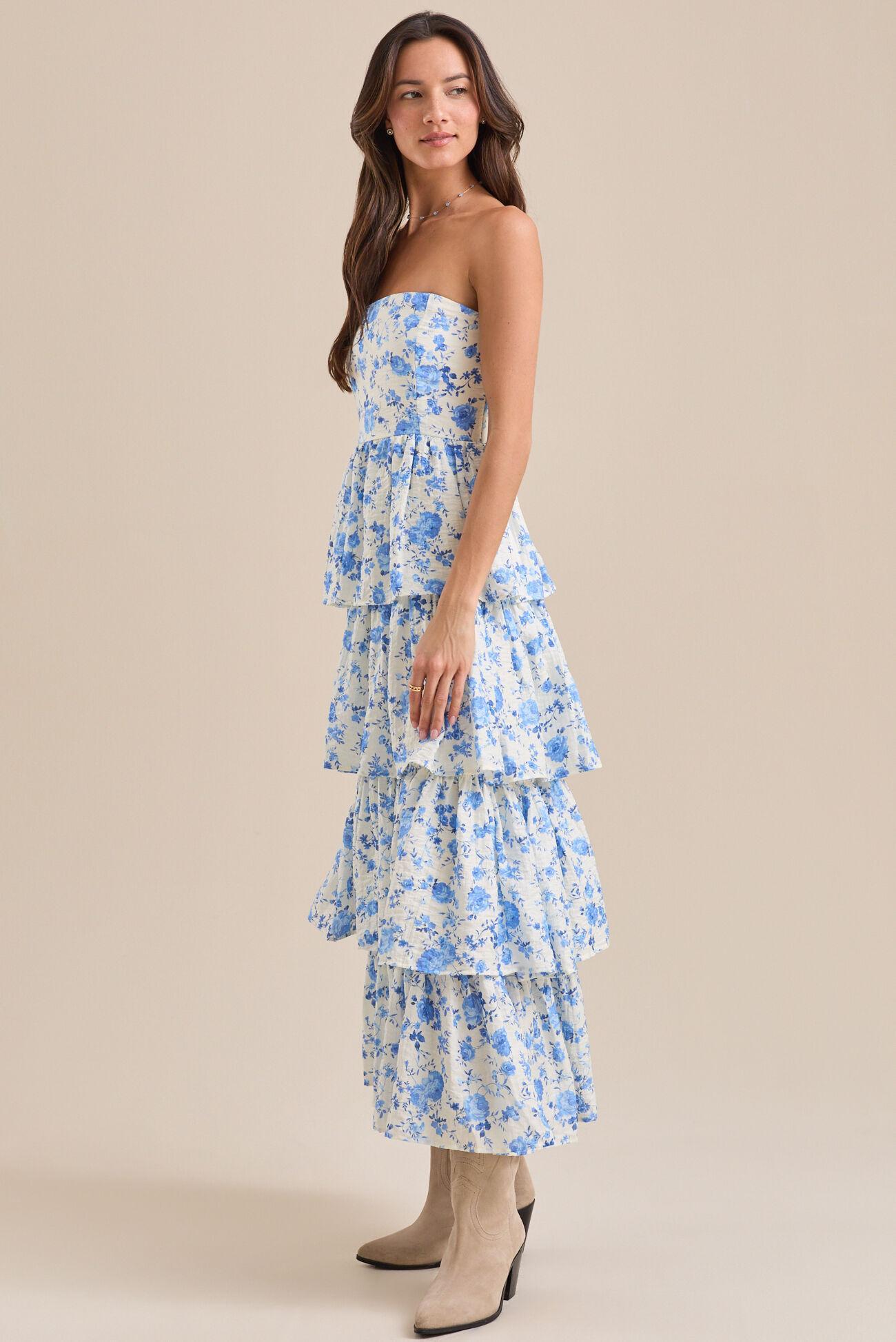 Halina Floral Maxi Dress Product Image