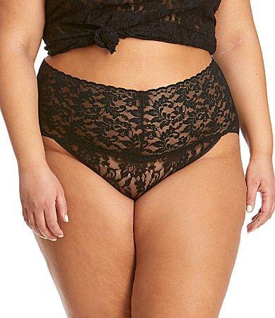 Plus Size Signature Lace Retro V-Kini Product Image