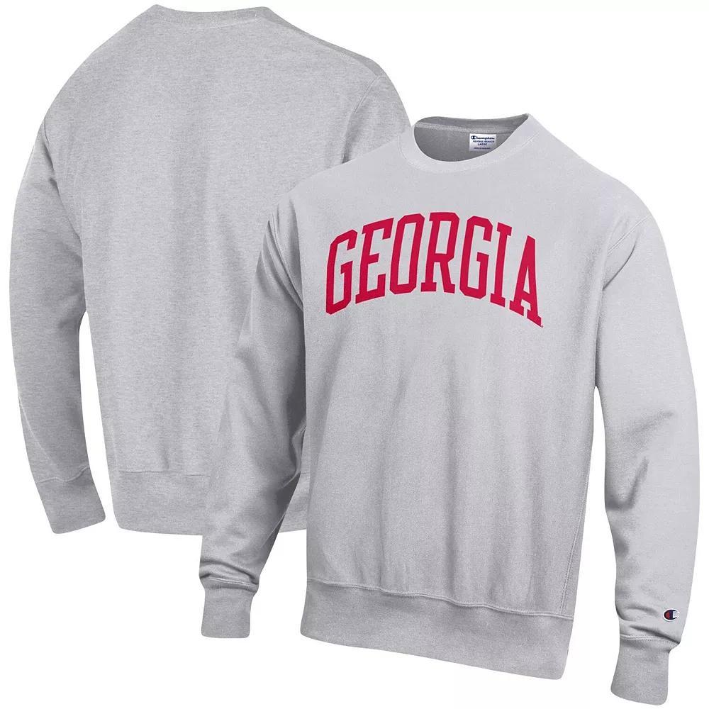 Men's Champion Ash Indiana Hoosiers Big & Tall Reverse Weave Fleece Crewneck Pullover Sweatshirt, Size: 2XB, Black Product Image