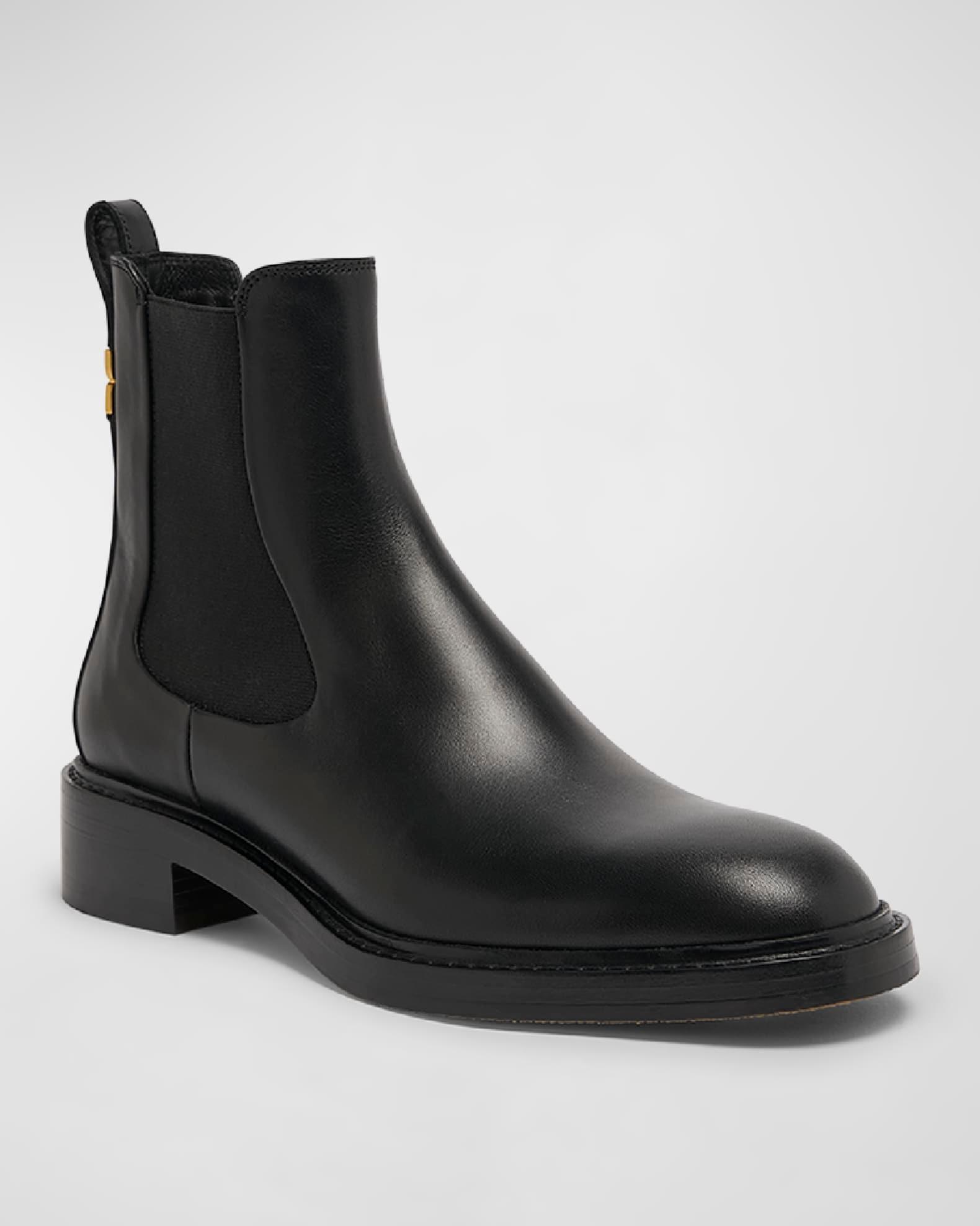 Marcie Leather Chelsea Ankle Booties Product Image