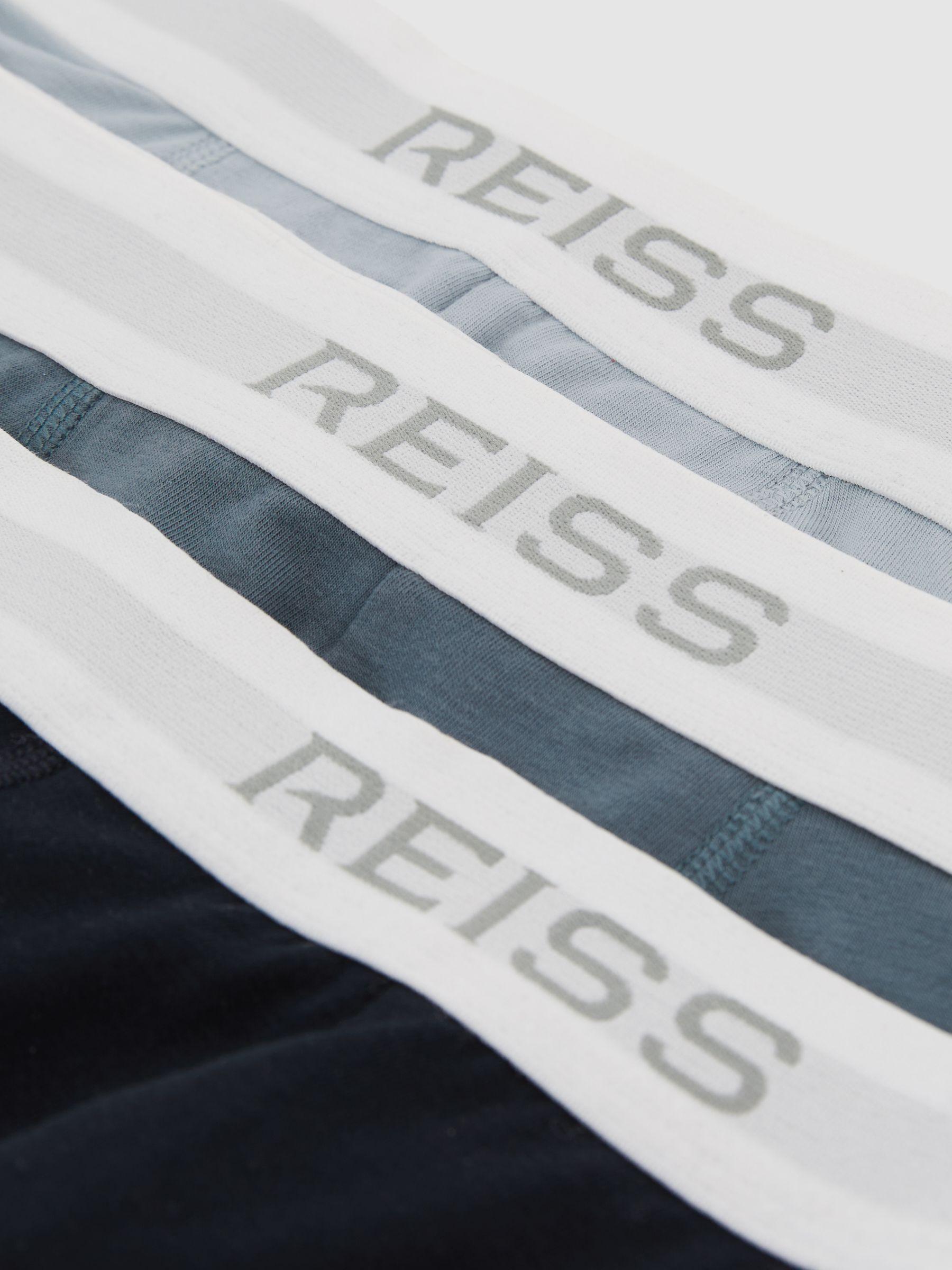 Stretch-Cotton Boxers 3 Pack in Blue Multi Product Image