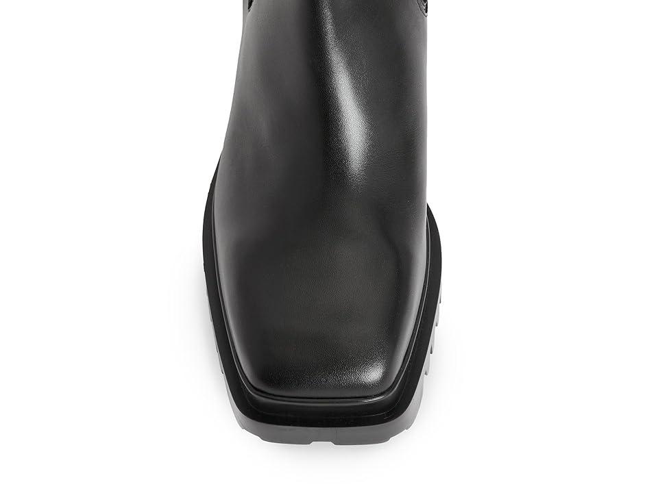 Allsaints Womens Skarlet Square Toe Stretch Block Heel Ankle Boots Product Image