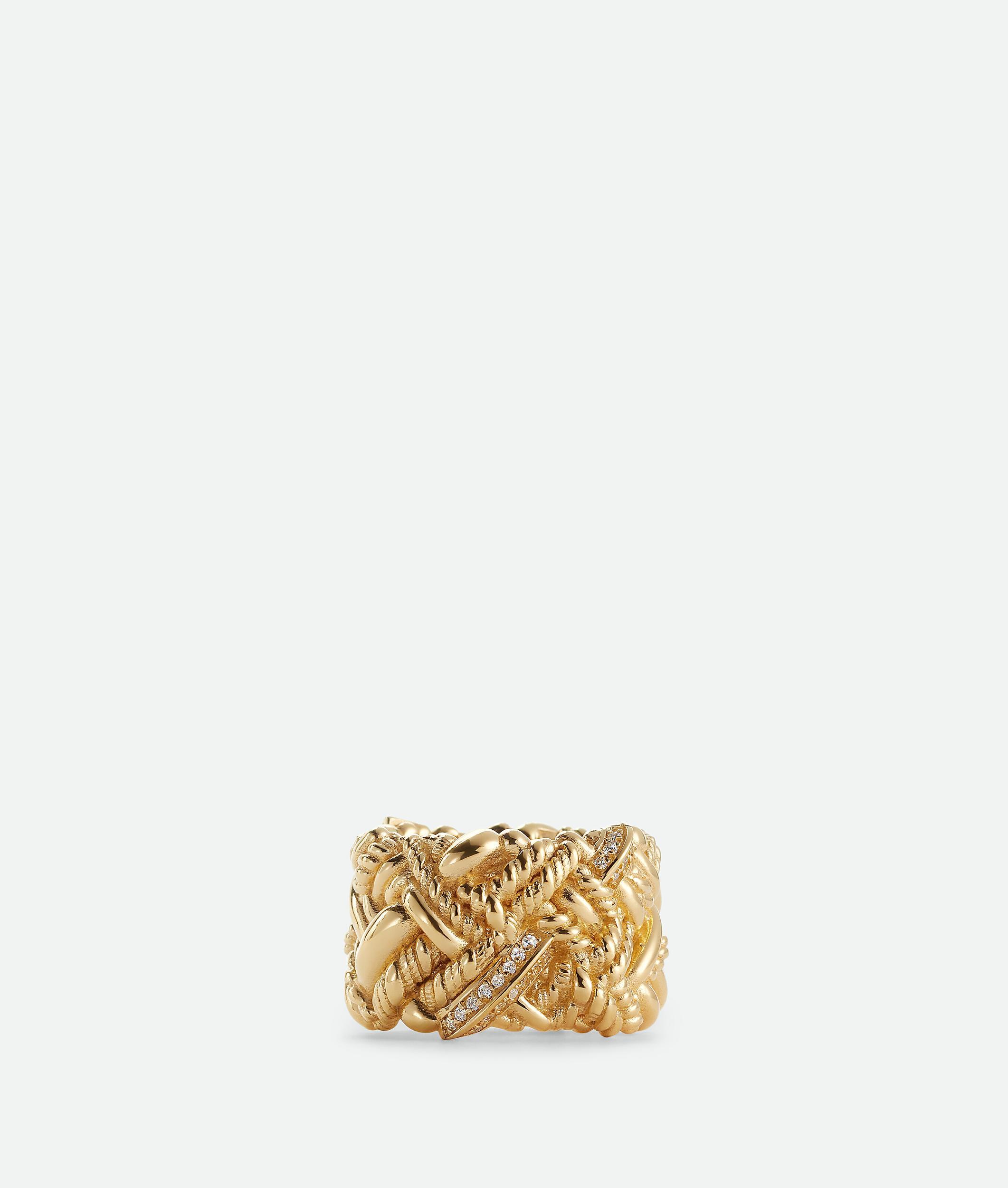 Women's Intreccio Ring in White Product Image