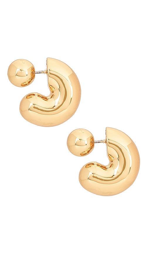 Tome Medium Hoop Earrings Jenny Bird Product Image