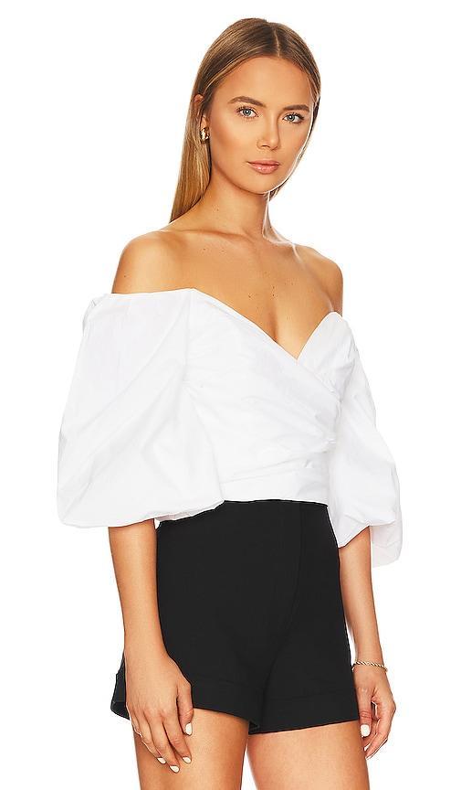 Eva Poplin Top Bardot Product Image