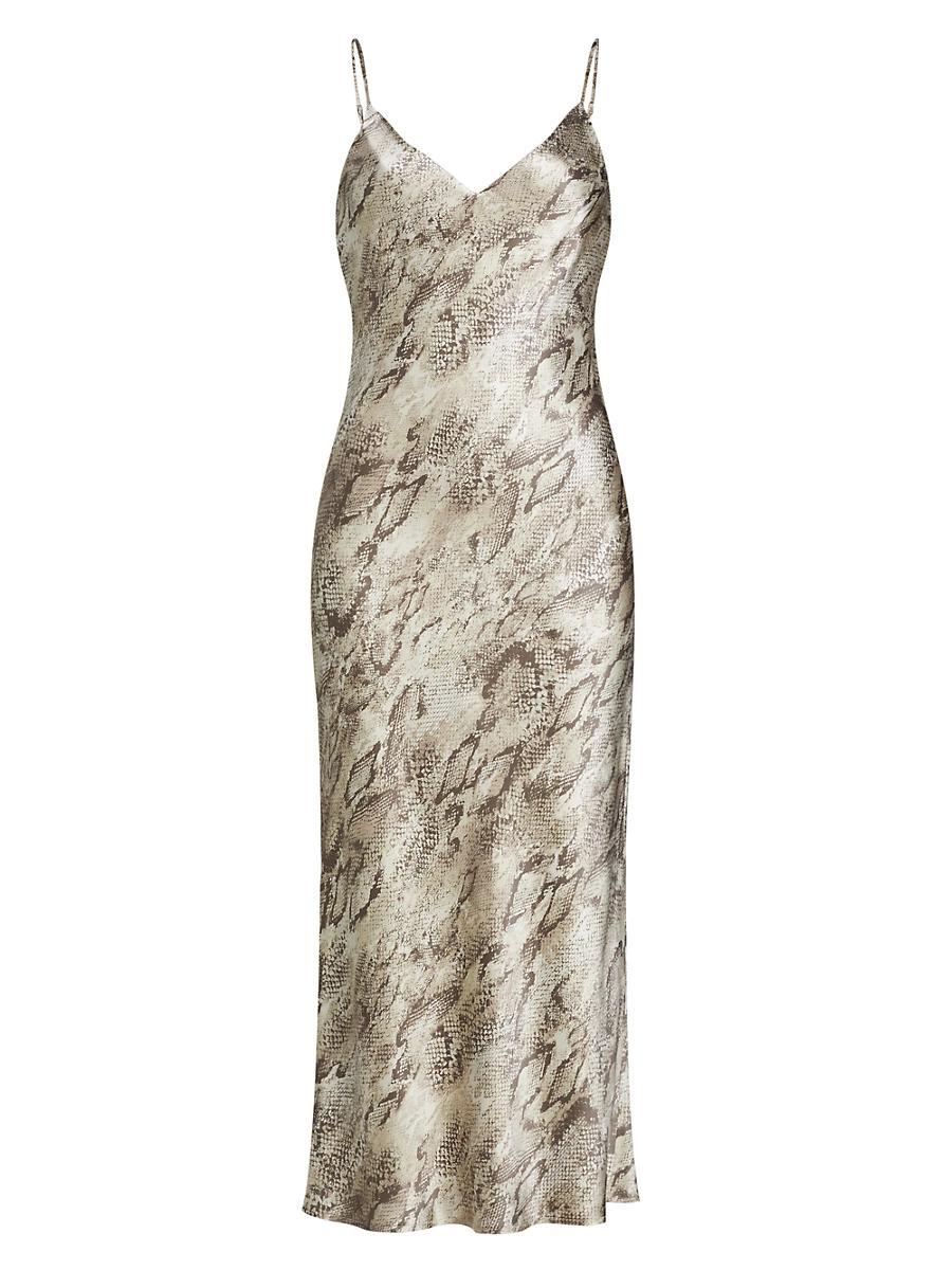 Womens Seridie Silk Midi-Dress Product Image