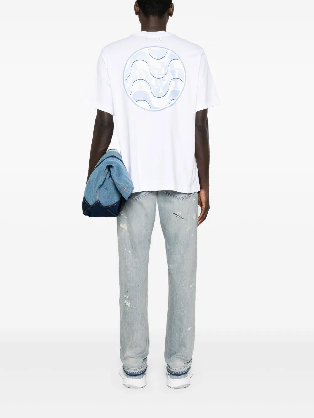 Staggered cotton T-shirt  Product Image