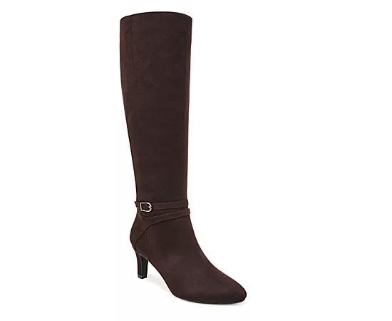 LifeStride Guild Women's High Shaft Boots, Size: 7.5 Wide, Dark Brown Product Image
