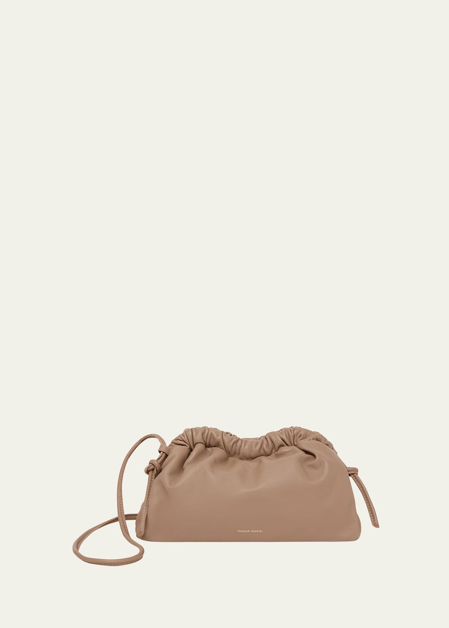 Womens Mini Cloud Leather Clutch Product Image