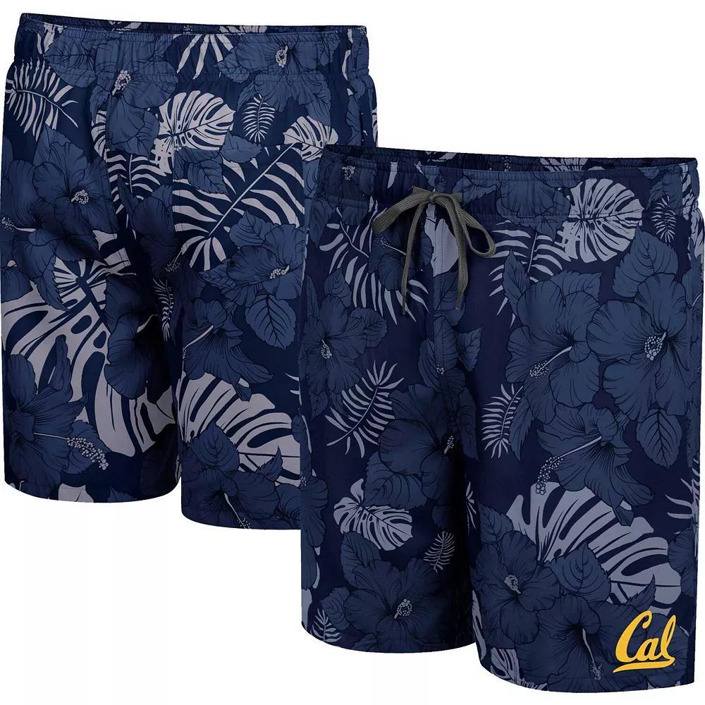 Men's Colosseum Navy Cal Bears The Dude Swim Shorts, Size: XL, Blue Product Image