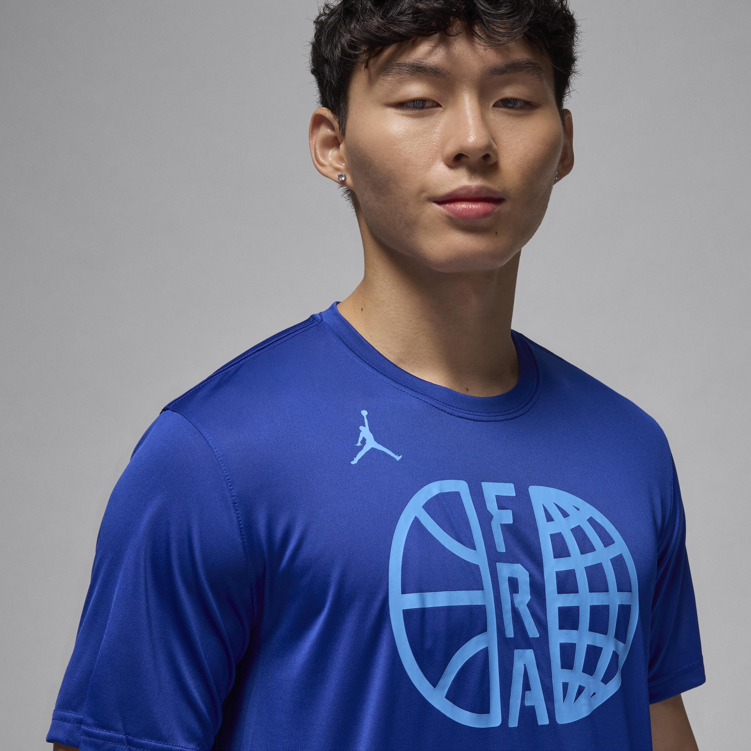 France Practice Men's Jordan Basketball T-Shirt Product Image