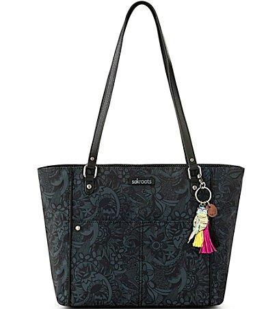 Sakroots Metro Tote Bag - Black Tonal Spirit Desert Product Image