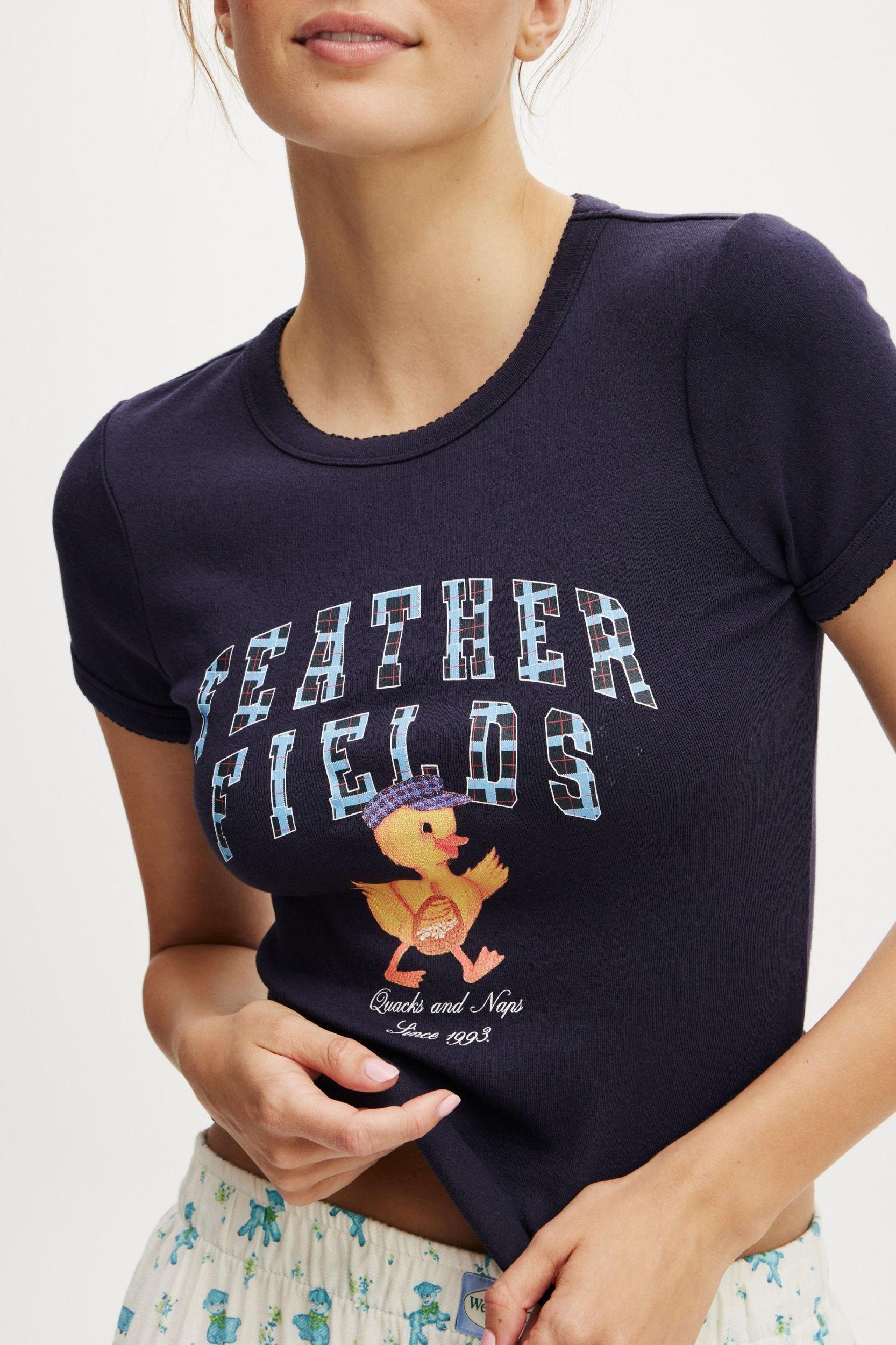 Pointelle Sleep Tee Product Image