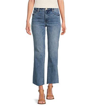 KUT from the Kloth Kelsey High-Rise Fab AB Ankle Flare in Comprehensive (Comprehensive) Women's Jeans Product Image