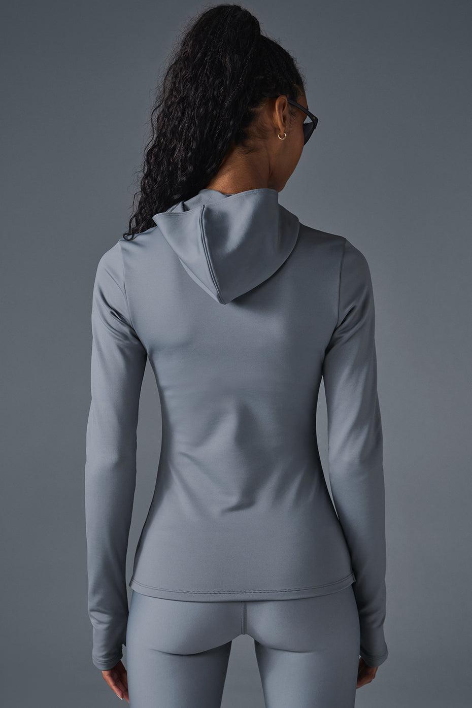 Airlift Winter Warm Hooded Runner - Steel Grey Female Product Image