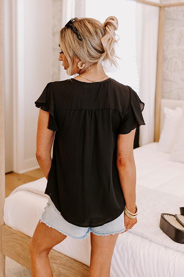 Martini Meetup Shift Top in Black Product Image