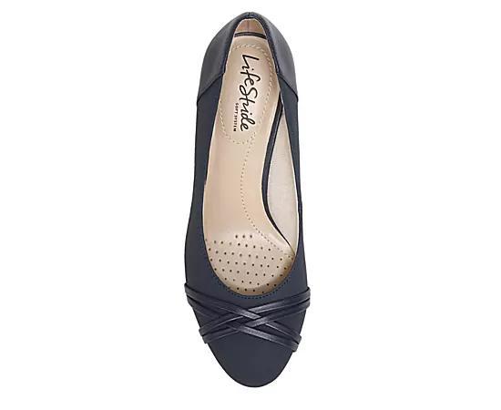 LifeStride Pascal Womens Pumps Blue Product Image