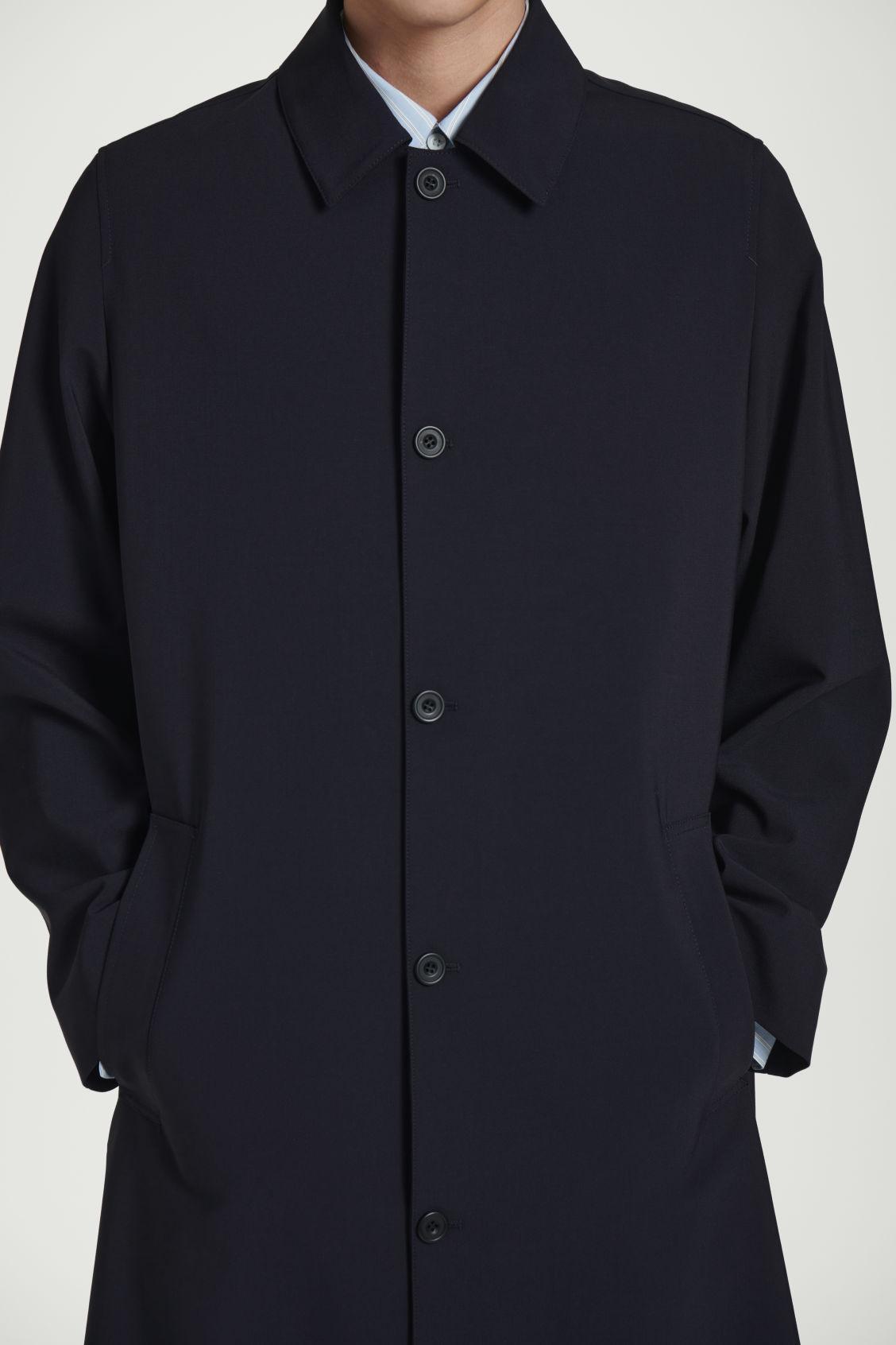 WOOL-BLEND CAR COAT Product Image
