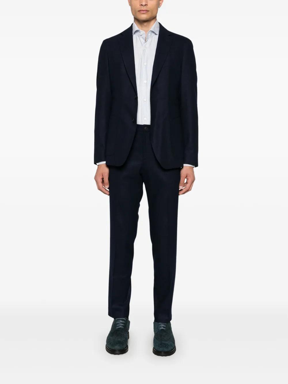 HUGO BOSS Flannel Blazer In Black Product Image