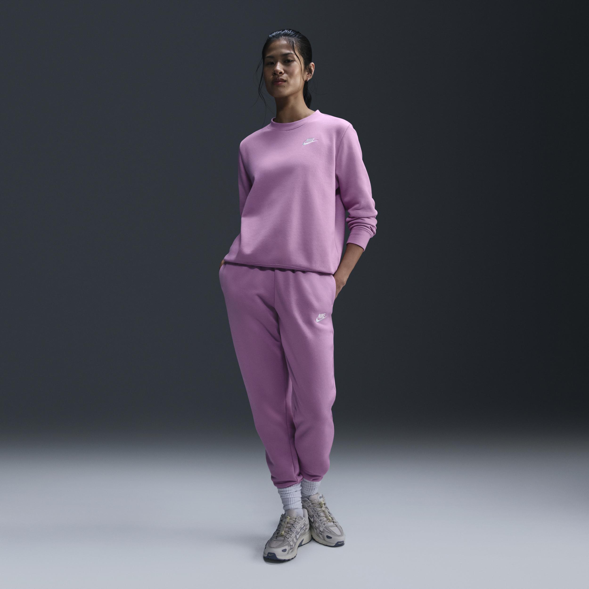 Womens Nike Sportswear Club Fleece Crew-Neck Sweatshirt Product Image