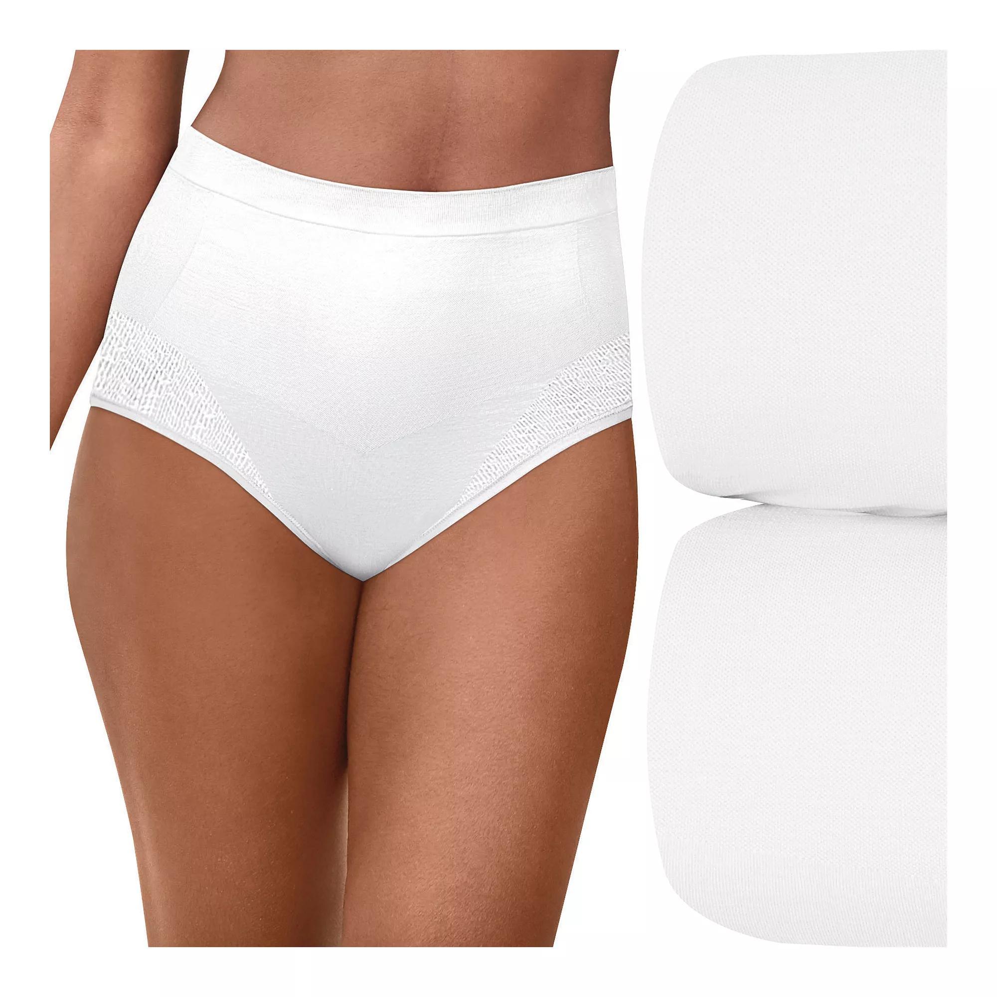 Bali Comfort Revolution 2-Pack Firm Control Brief Panty Set 0048, Women's, Size: XL, Light Beige Pack Product Image