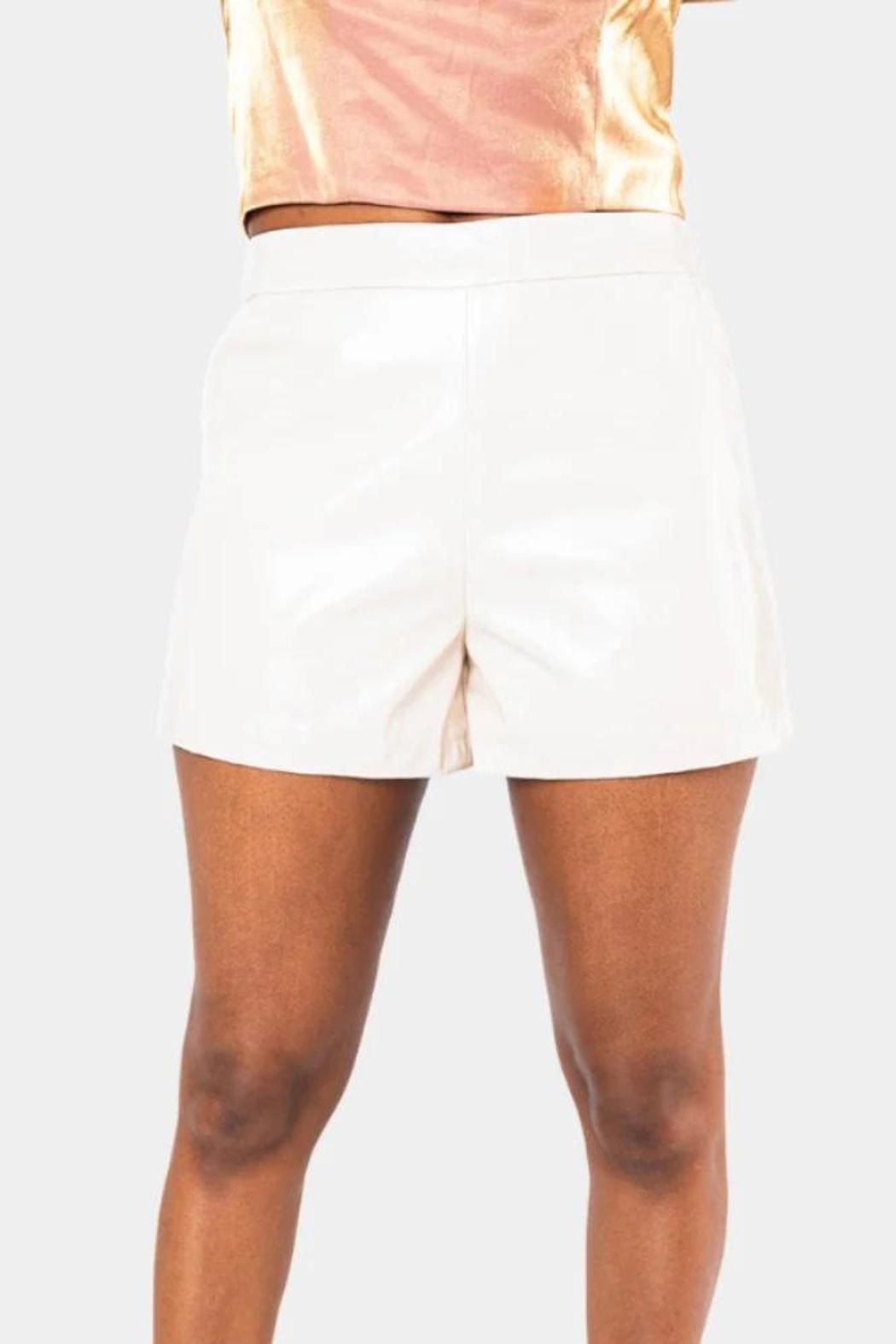 "Vince" Leather Short Product Image