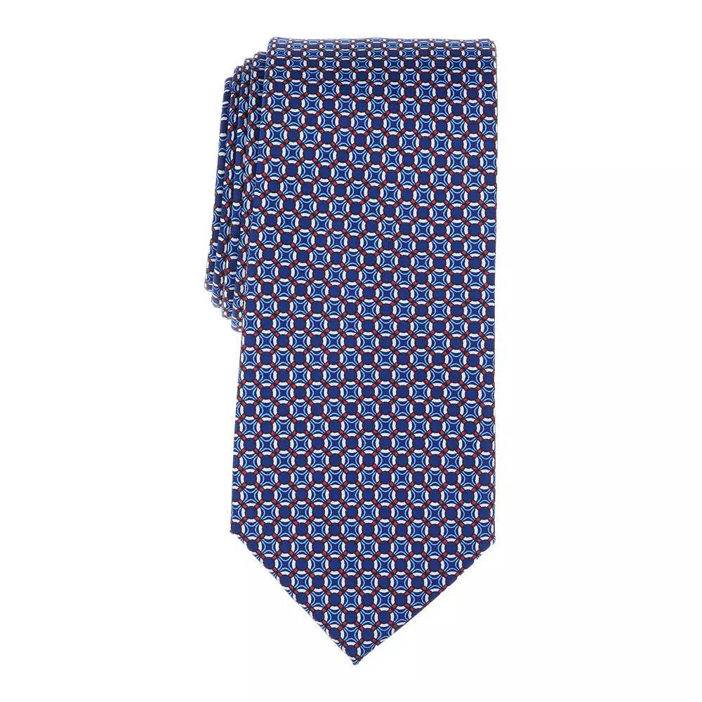Mens Nautica Mini Pattern Tie, Blue Life Preserver Product Image