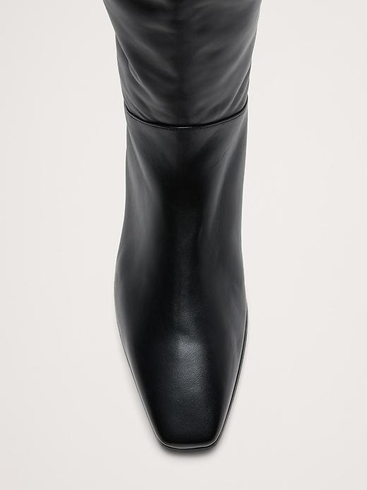 Italian Leather Over-The-Knee Boot Product Image