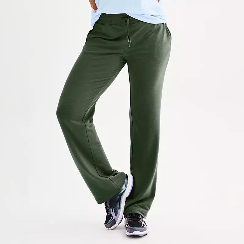 Women's Tek Gear® French Terry Open Hem Pant, Size: XS, Ostego Bay Product Image