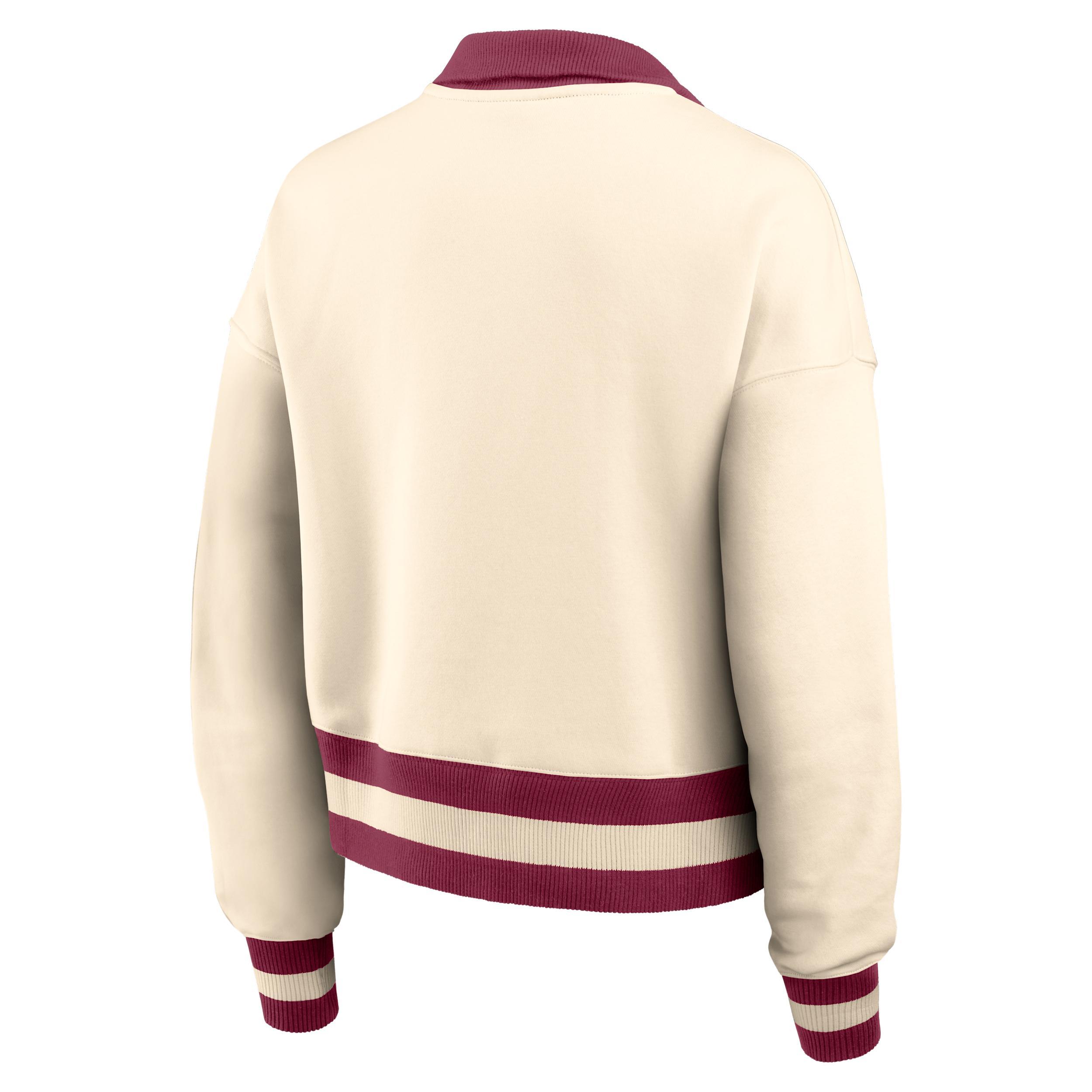 Kentucky Legacy Women's Nike College Cropped 1/4-Zip Crew Product Image