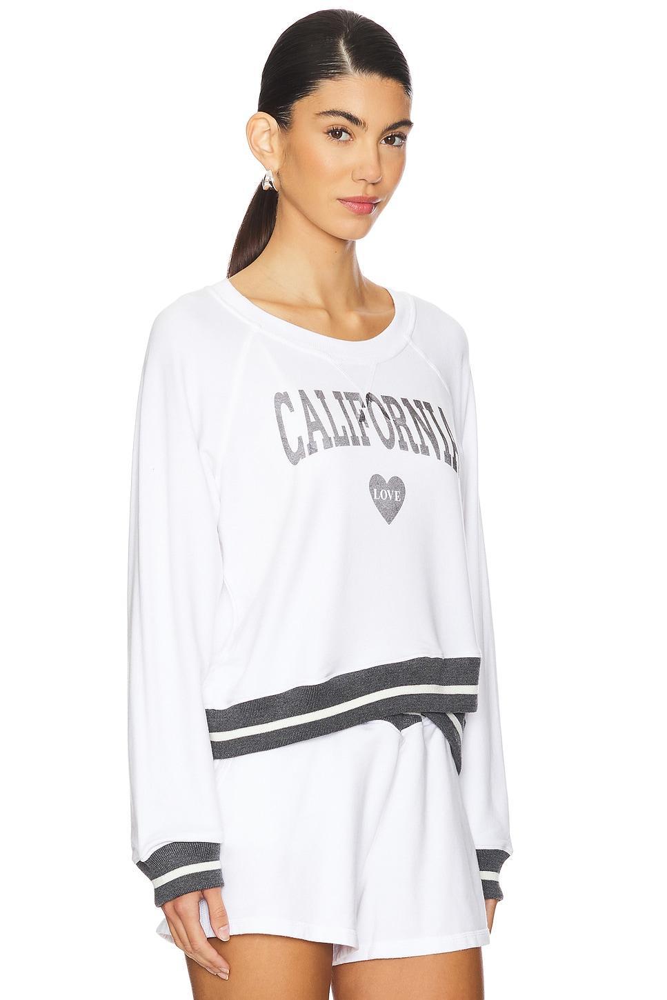 Heart Cali Sweatshirt SUNDRY Product Image