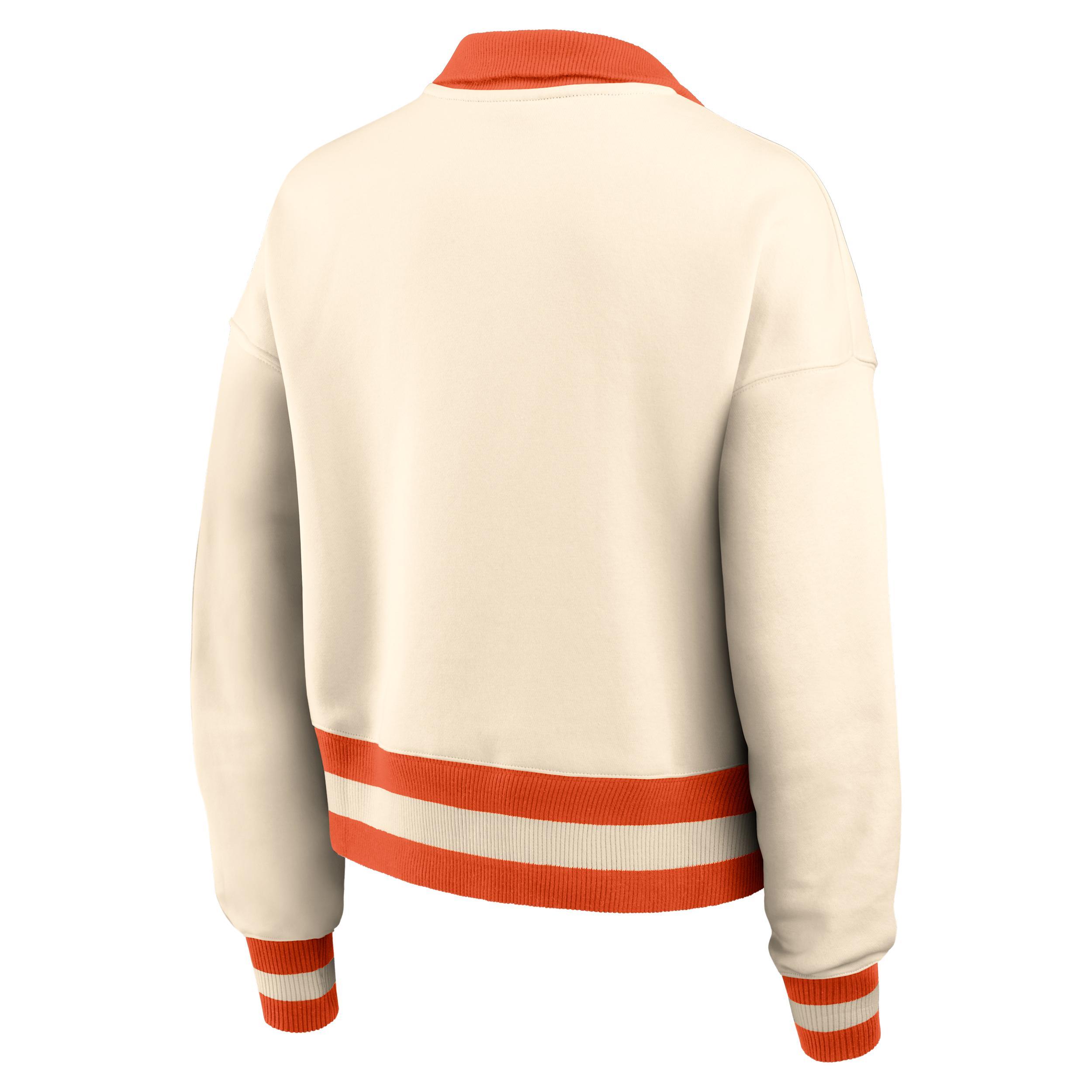 Tennessee Legacy Women's Nike College Cropped 1/4-Zip Crew Product Image