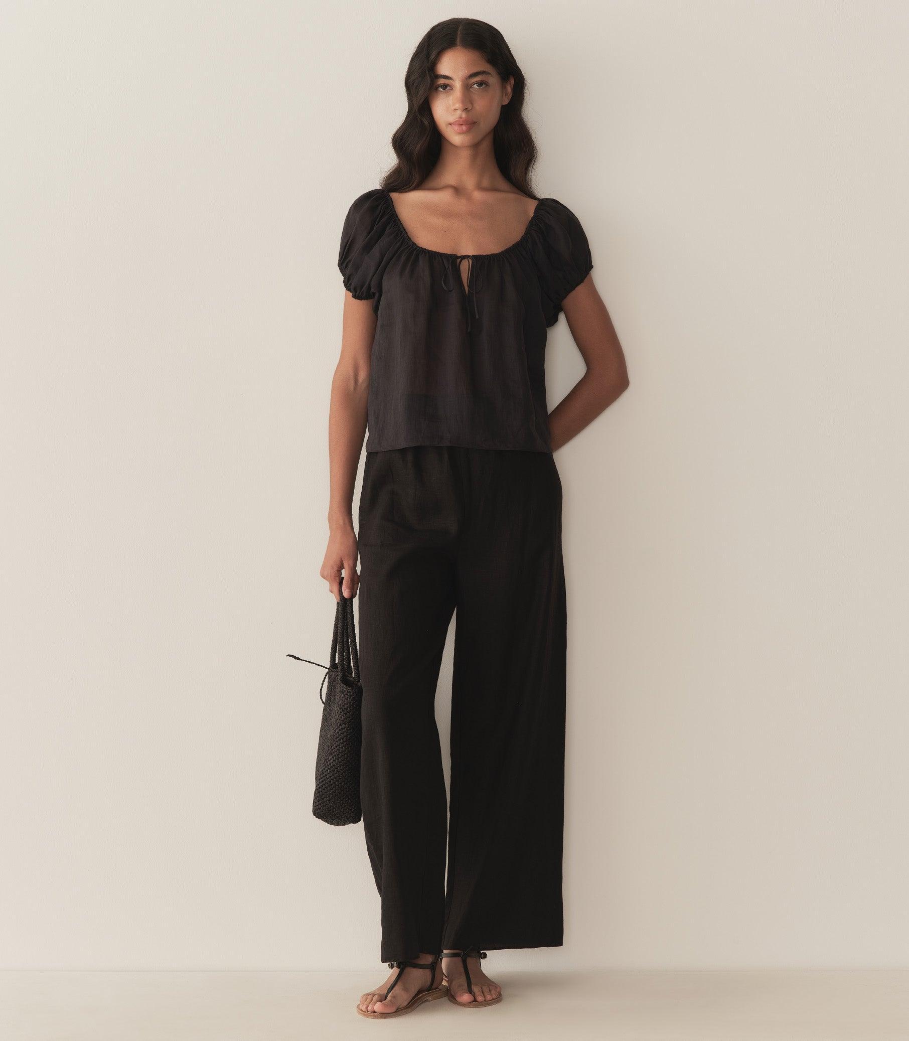 SOLINA TOP -- BLACK Product Image