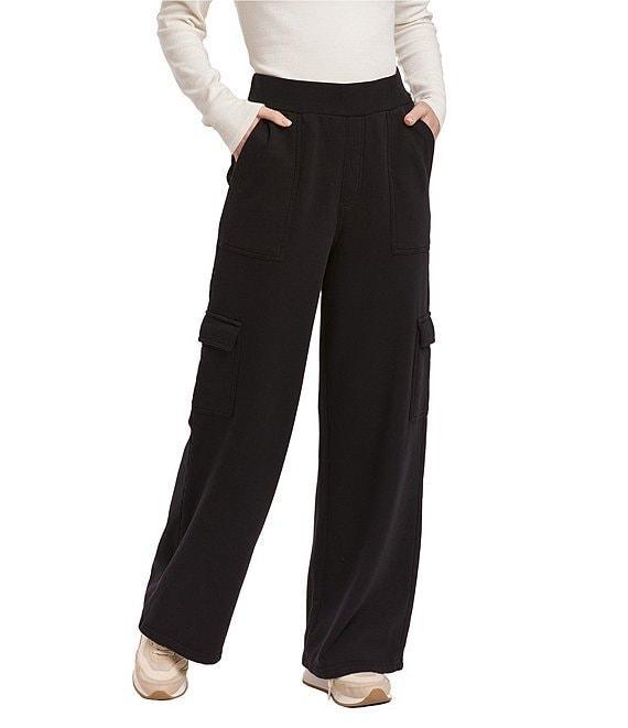 Dear John Becca Cargo Pocket High-Rise Wide-Leg Sweatpant Product Image