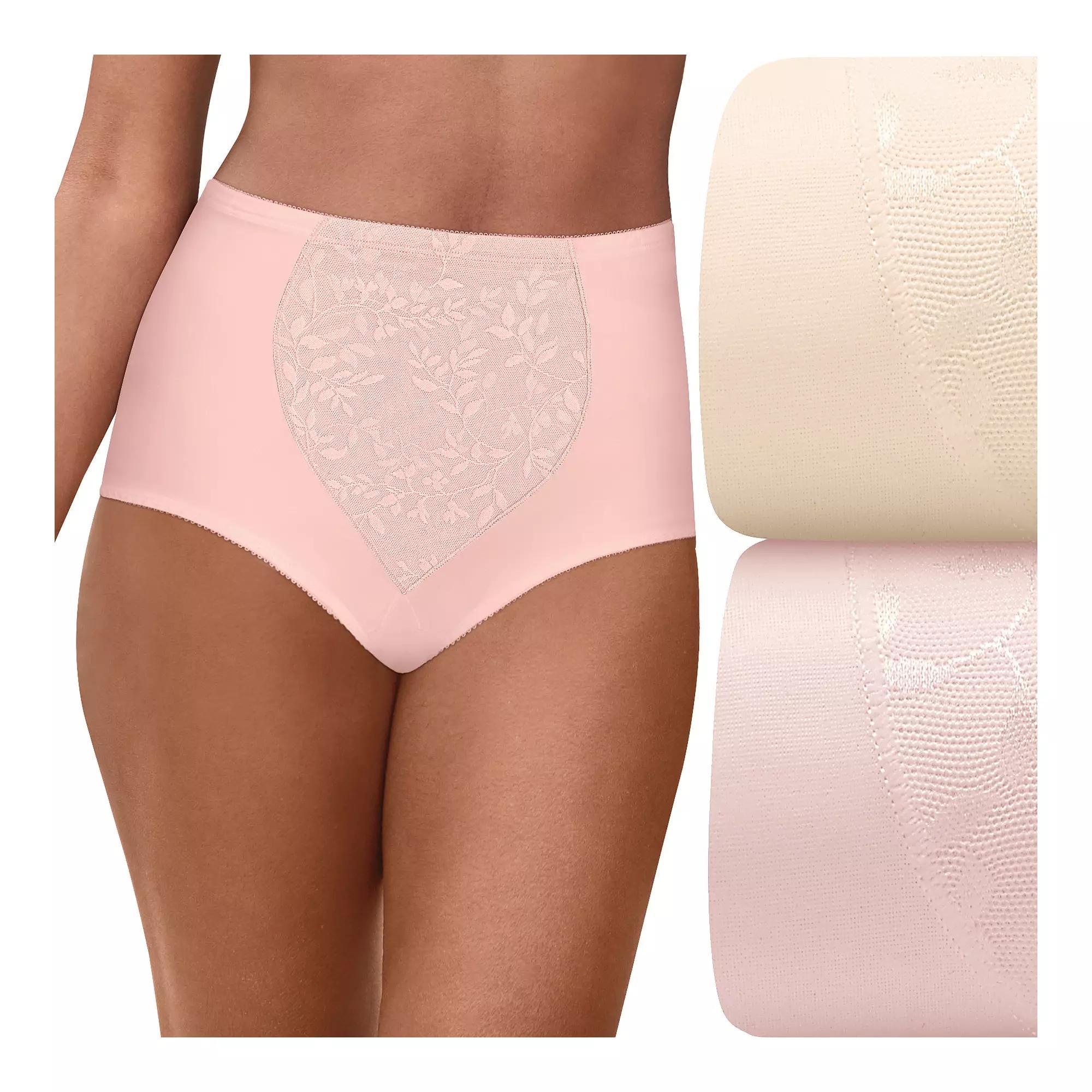 Bali 2-Pack Firm Control Tummy Panel Shaping Brief Panty X710, Womens Product Image