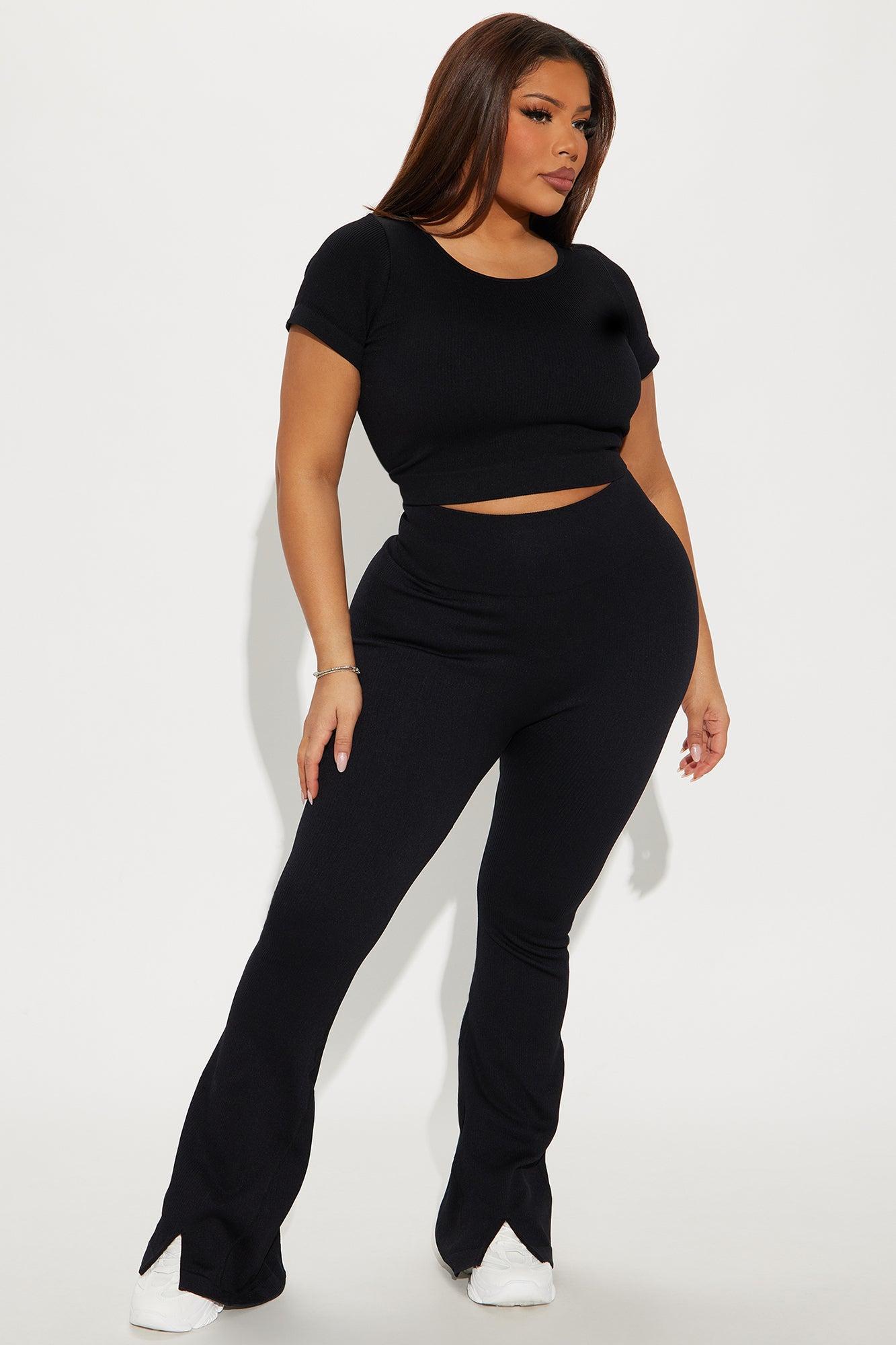 Reach Up Effortless Seamless Active Legging - Black Product Image