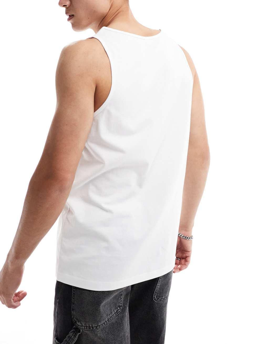ASOS DESIGN 5 pack tank top in multiple colors Product Image
